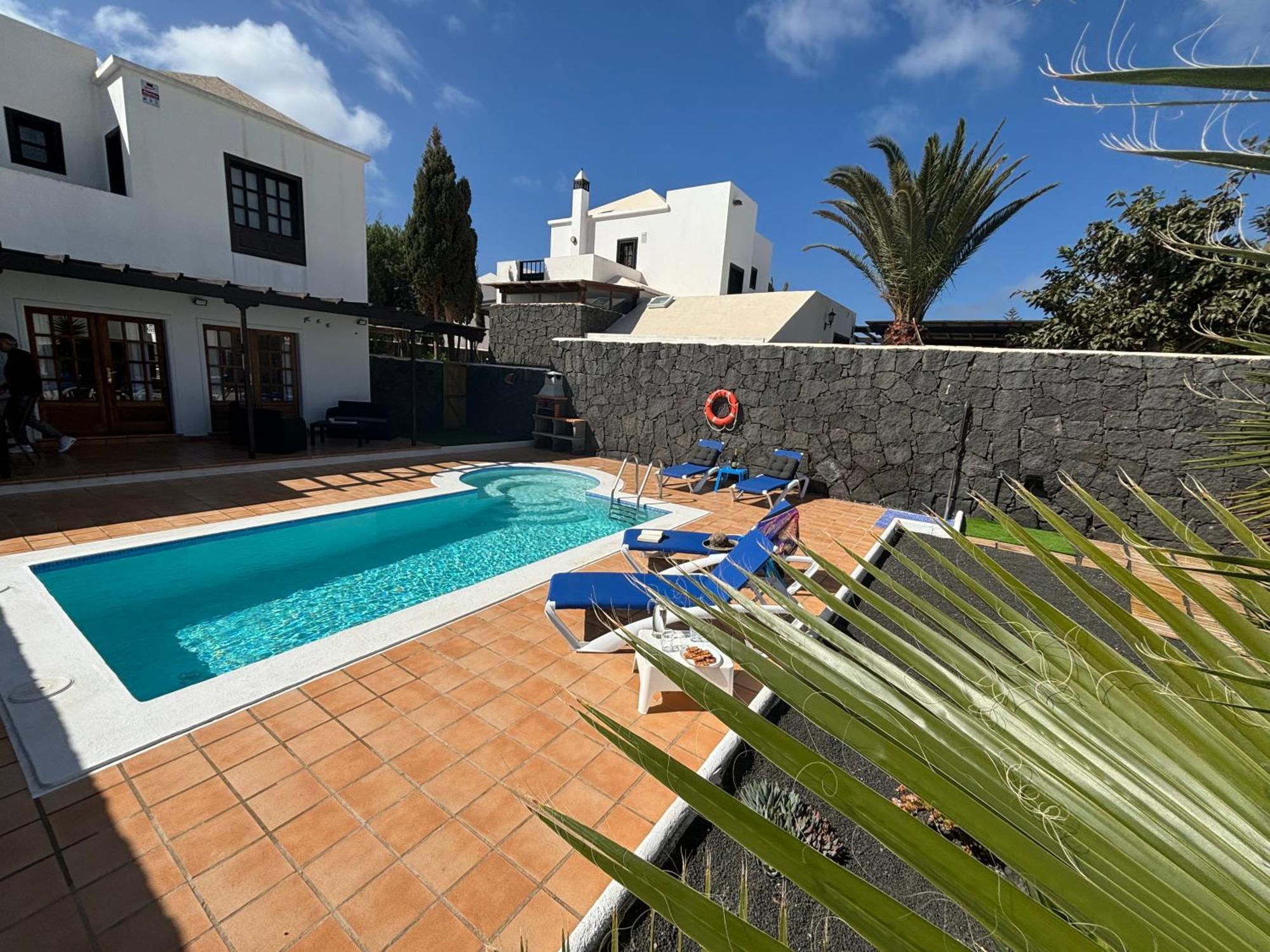 Villa Adel 56, Private Heated Pool, Parking Playa Blanca  Eksteriør billede